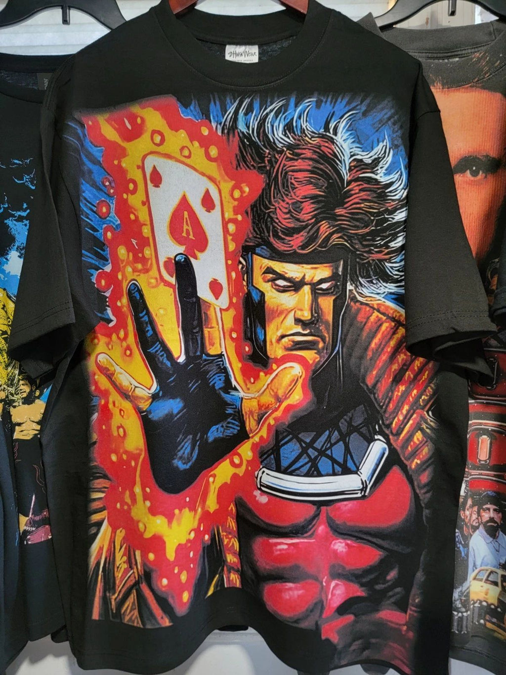 GAMBIT  MODERN ON A SHAKA HEAVYWEIGHT GARMET DYED T SHIRT "MODERN" Unisex T-shirt, Sweatshirt, Hoodie, Long Sleeve Tee - T-Shirt, Sweatshirt, Hoodie