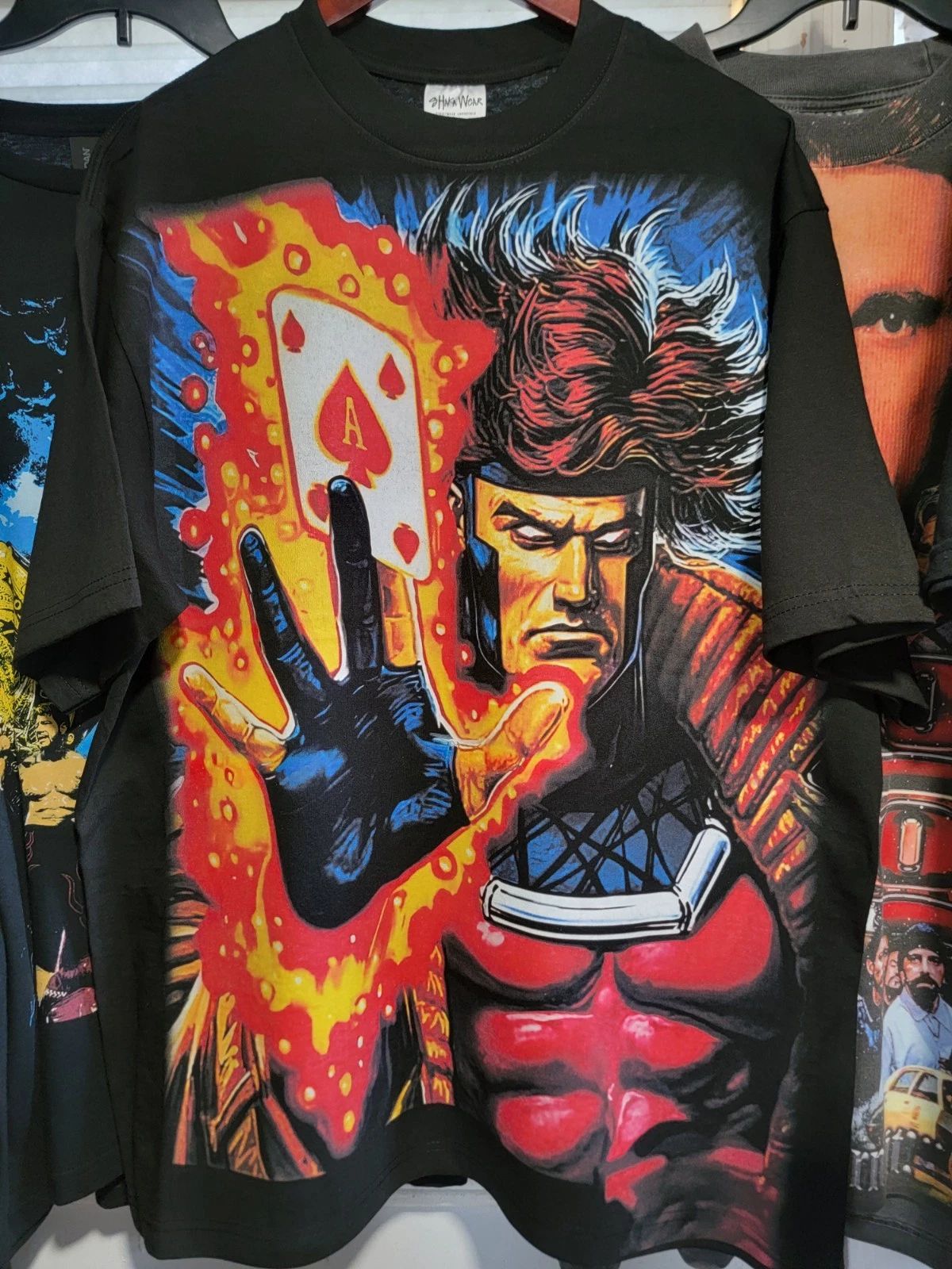 GAMBIT  MODERN ON A SHAKA HEAVYWEIGHT GARMET DYED T SHIRT "MODERN" Unisex T-shirt, Sweatshirt, Hoodie, Long Sleeve Tee - T-Shirt, Sweatshirt, Hoodie