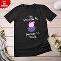 Personalised Grandpa Pig T Shirt Printed Father's Day Gift Men Birthday Tee Tops Unisex T-shirt, Sweatshirt, Hoodie, Long Sleeve Tee - T-Shirt, Sweatshirt, Hoodie