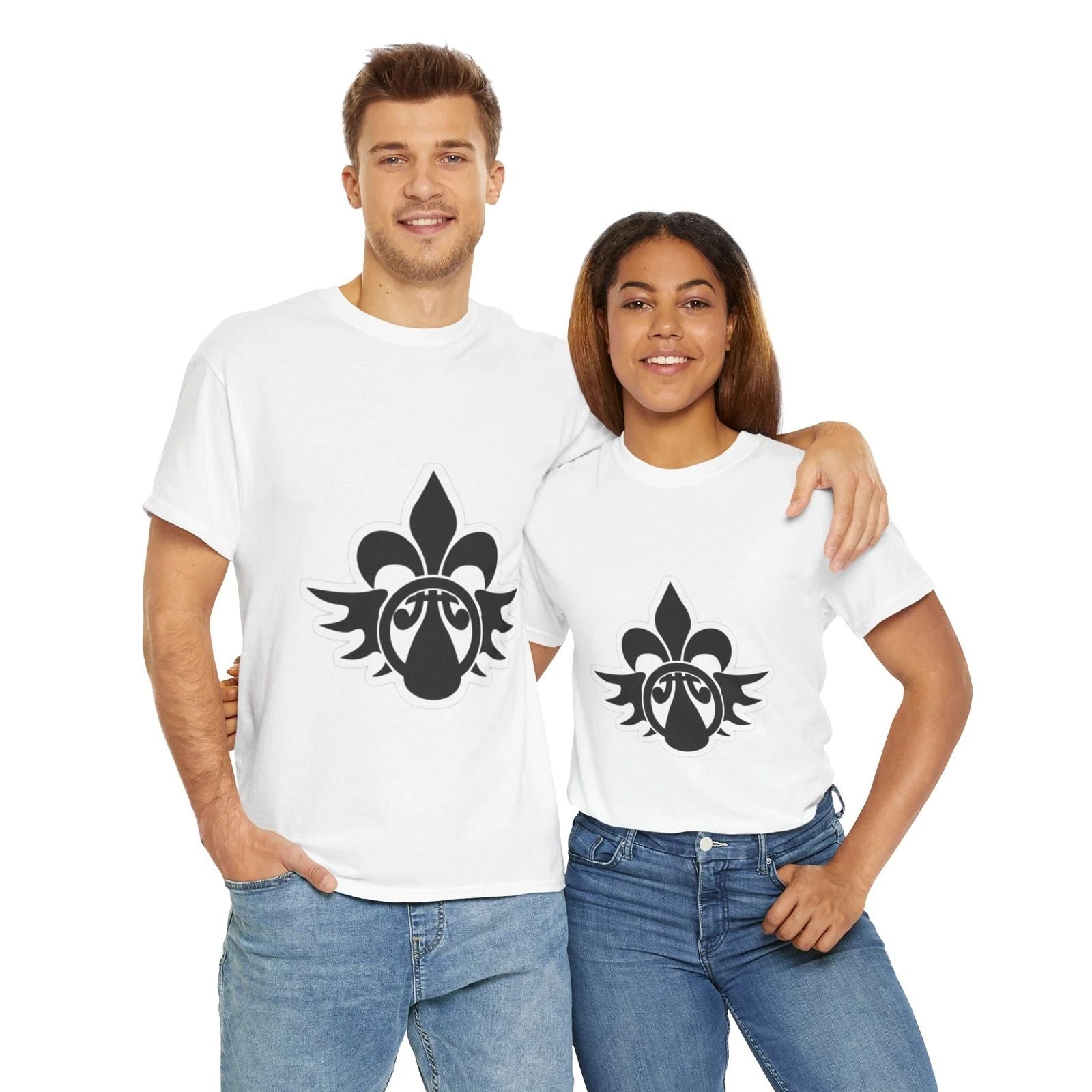 Fleur-de-lis Graphic Tee, Stylish Casual Shirt, Great for Festivals, Unisex Unisex T-shirt, Sweatshirt, Hoodie, Long Sleeve Tee - T-Shirt, Sweatshirt, Hoodie