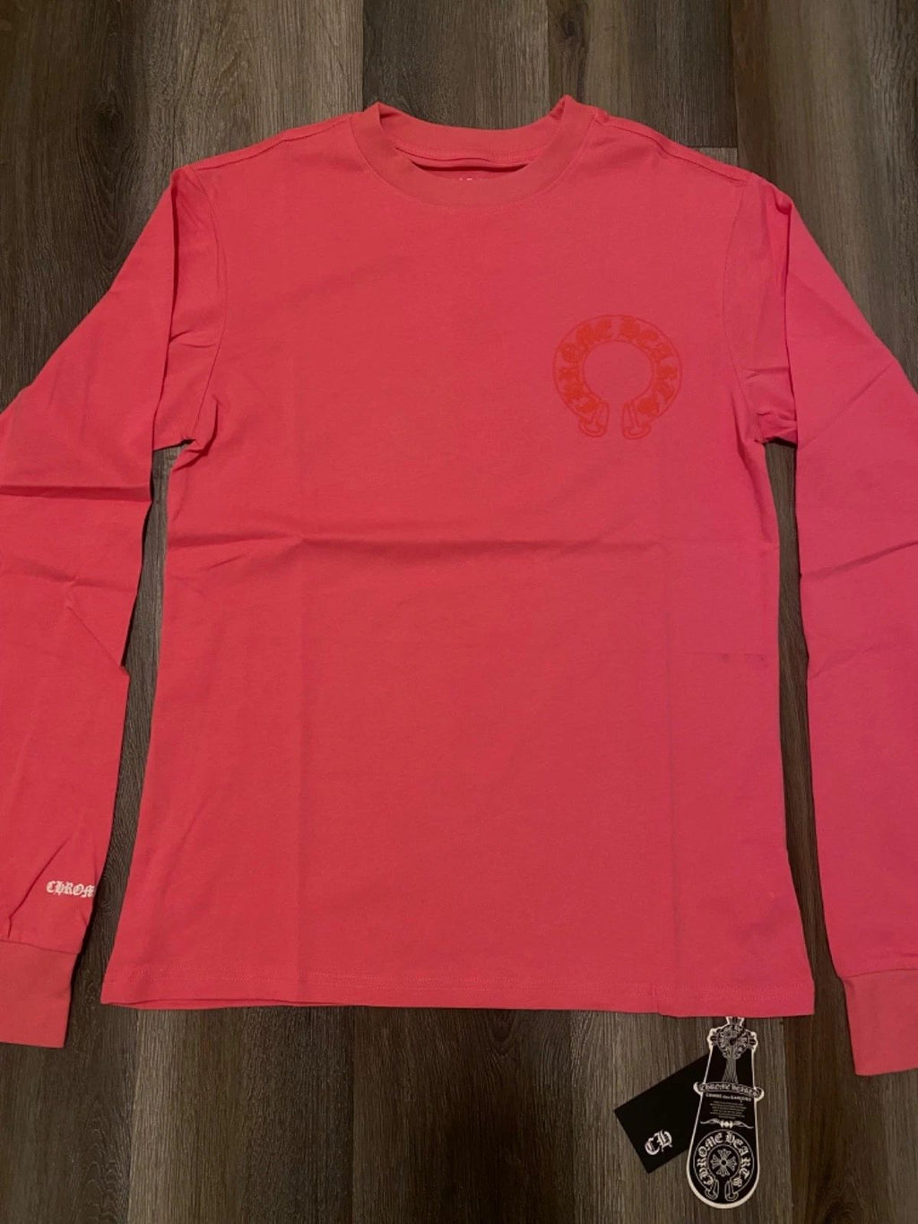 Chrome Hearts T-Shirt Pink Longsleeve Size L Unisex T-shirt, Sweatshirt, Hoodie, Long Sleeve Tee - T-Shirt, Sweatshirt, Hoodie