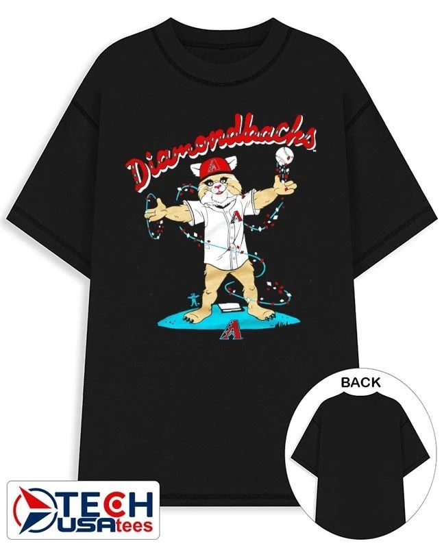 Arizona Diamondbacks Baxter mascot shirt by homage Unisex T-shirt, Sweatshirt, Hoodie, Long Sleeve Tee - T-Shirt, Sweatshirt, Hoodie