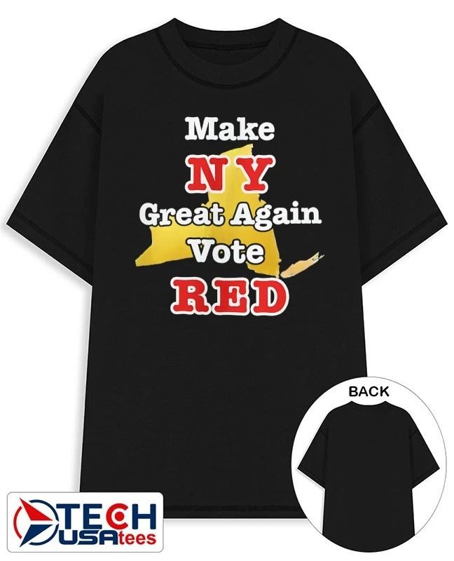 Make NY great again vote red shirt Unisex T-shirt, Sweatshirt, Hoodie, Long Sleeve Tee - T-Shirt, Sweatshirt, Hoodie
