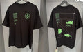 Off-White Black Green Mens T-Shirt Streetwear Logo Graphic Tee Reprint S-5XL Unisex T-shirt, Sweatshirt, Hoodie, Long Sleeve Tee - T-Shirt, Sweatshirt, Hoodie