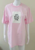 ASSC White Box Logo Pink T-Shirt Size M Street Fashion Hype Beast Unisex Rare Unisex T-shirt, Sweatshirt, Hoodie, Long Sleeve Tee - T-Shirt, Sweatshirt, Hoodie