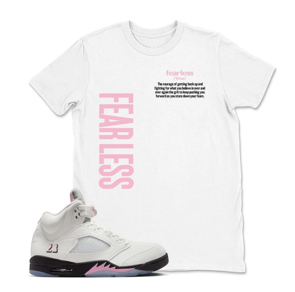 Fearless Sneaker Tees Shirt To Match Retro 5 Soft Pink AJ5 Unisex T-shirt, Sweatshirt, Hoodie, Long Sleeve Tee - T-Shirt, Sweatshirt, Hoodie