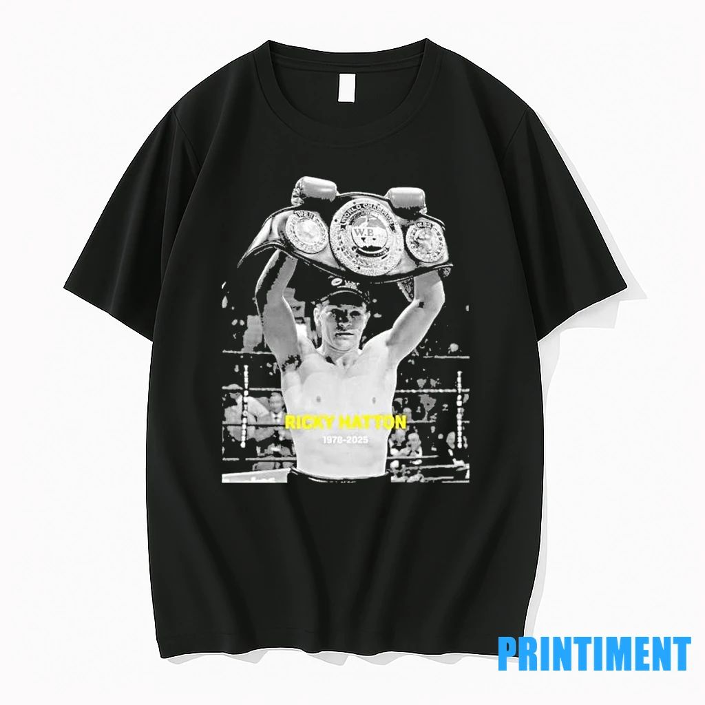 Rest In Peace Ricky Hatton Memorial 1978 2025 Tshirts Sweater Unisex T-shirt, Sweatshirt, Hoodie, Long Sleeve Tee - T-Shirt, Sweatshirt, Hoodie