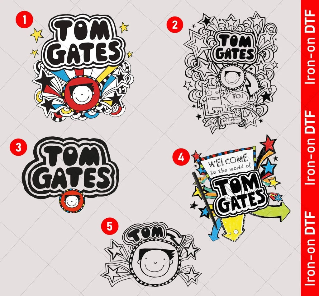 Tom Gates World Book Day DTF Iron On Heat Transfers Kids Unisex T shirt Unisex T-shirt, Sweatshirt, Hoodie, Long Sleeve Tee - T-Shirt, Sweatshirt, Hoodie