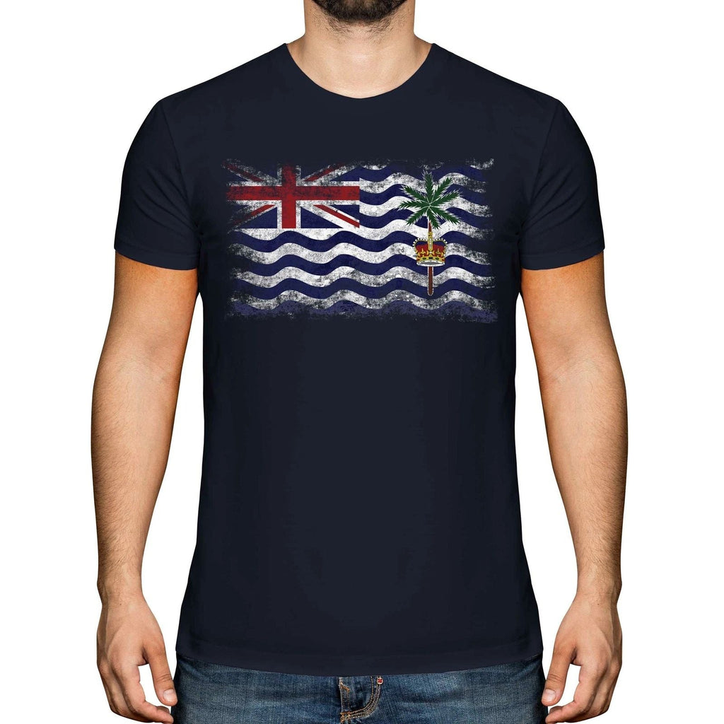 BRITISH INDIAN OCEAN TERRITORY DISTRESSED FLAG MENS T-SHIRT TOP GIFT SHIRT Unisex T-shirt, Sweatshirt, Hoodie, Long Sleeve Tee - T-Shirt, Sweatshirt, Hoodie