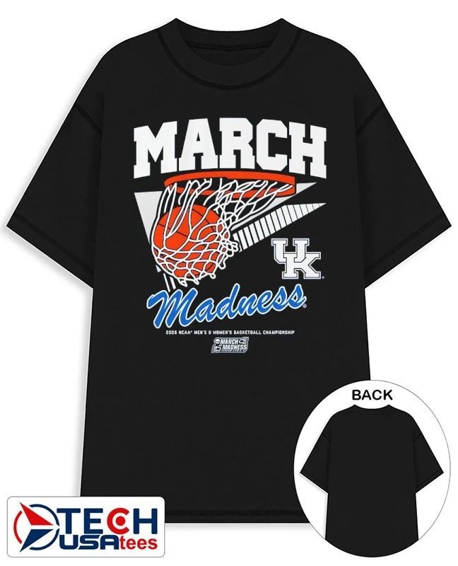March Madness Kentucky Wildcats 2026 NCAA Mens Basketball Championship swish shirt Unisex T-shirt, Sweatshirt, Hoodie, Long Sleeve Tee - T-Shirt, Sweatshirt, Hoodie