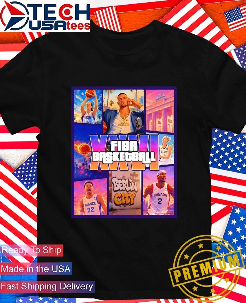 Summer 2026 FIBA Basketball World Cup x GTA shirt Unisex T-shirt, Sweatshirt, Hoodie, Long Sleeve Tee - T-Shirt, Sweatshirt, Hoodie