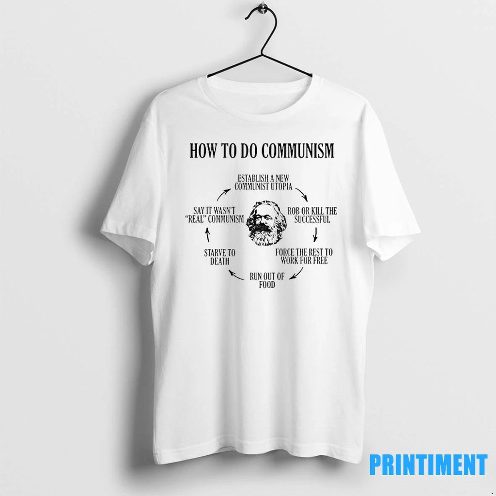 Karl Marx How To Do Communist Establish A New Communist Utopia Say It Wasnt Real Unisex T-shirt, Sweatshirt, Hoodie, Long Sleeve Tee - T-Shirt, Sweatshirt, Hoodie