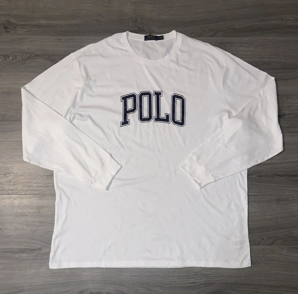 Ralph Lauren Long Sleeve T-Shirt Cotton White Big & Tall Mens Size 3XLT Unisex T-shirt, Sweatshirt, Hoodie, Long Sleeve Tee - T-Shirt, Sweatshirt, Hoodie