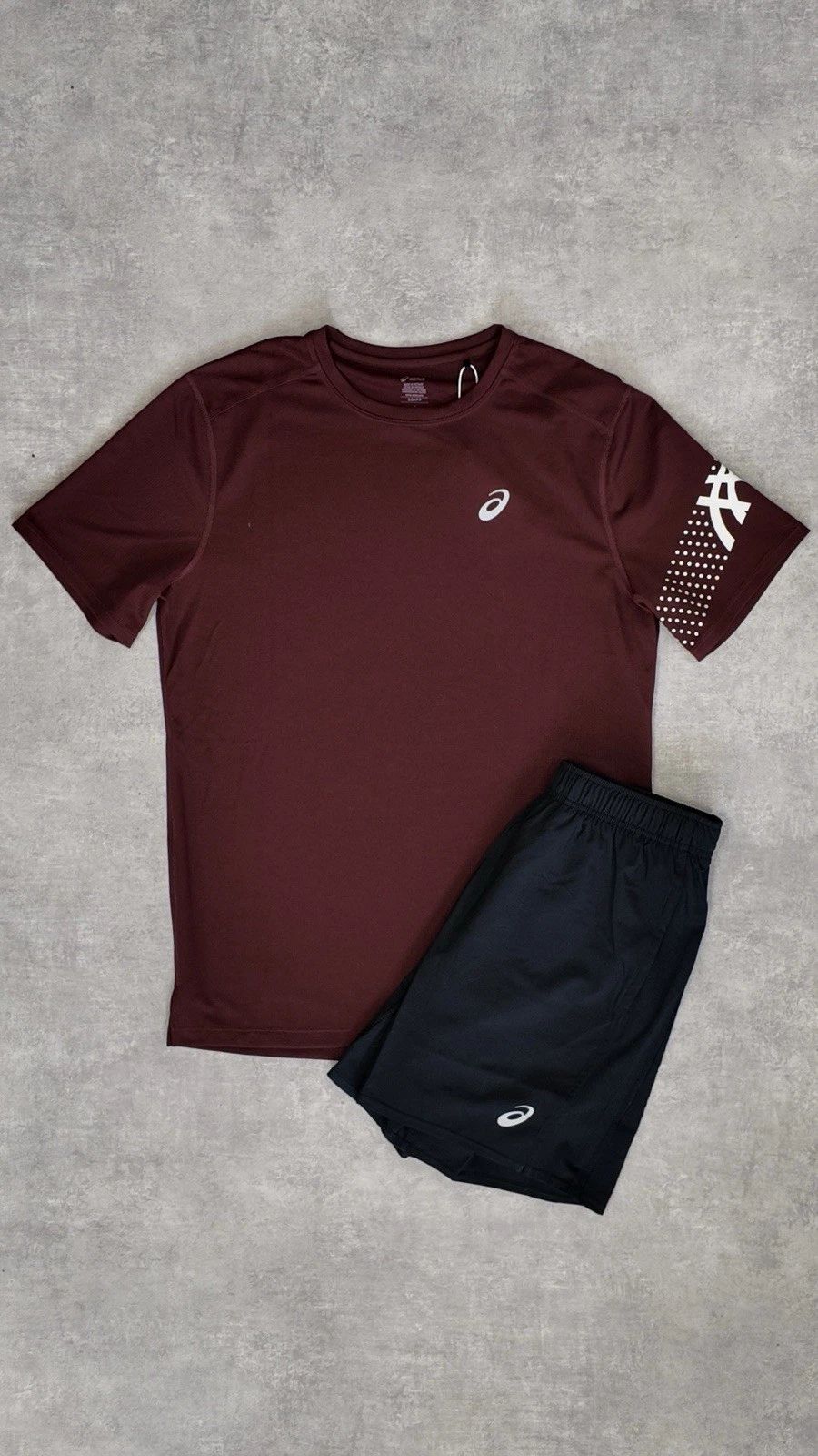 Asics Icon T-shirt Maroon Unisex T-shirt, Sweatshirt, Hoodie, Long Sleeve Tee - T-Shirt, Sweatshirt, Hoodie