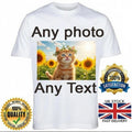T Shirt Custom Photo Your Image Text Here Printed Stag do Hen Party Unisex T-shirt, Sweatshirt, Hoodie, Long Sleeve Tee - T-Shirt, Sweatshirt, Hoodie