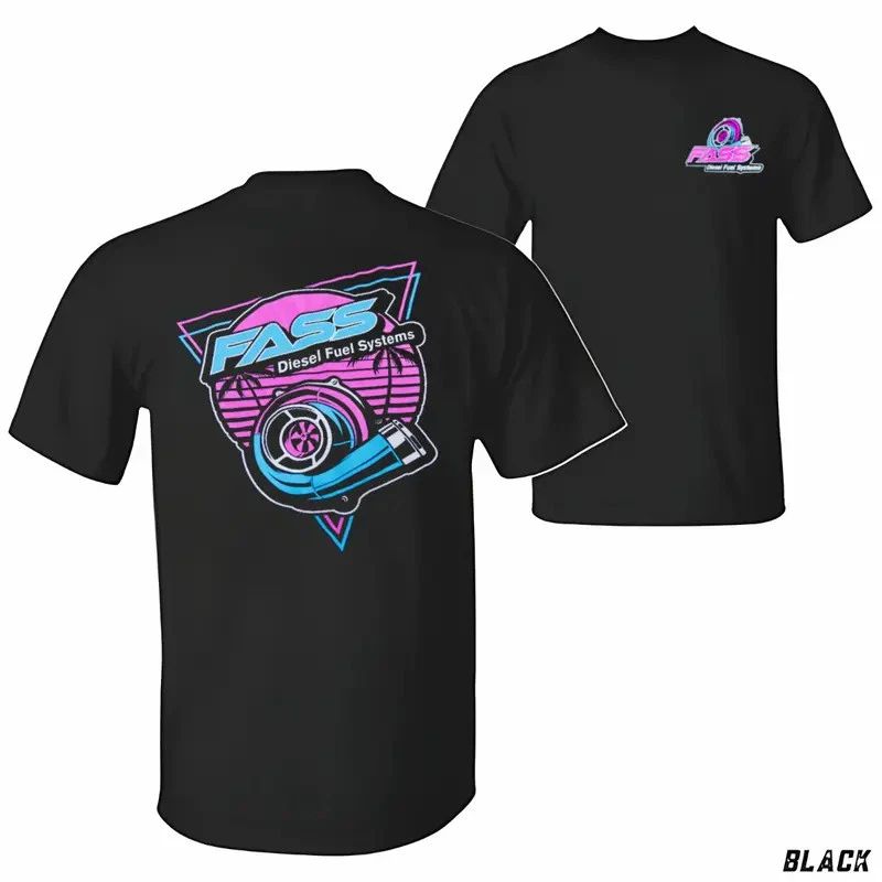 FASS Turbo Graphic Automotive T-Shirt, Diesel Fuel Systems Streetwear, Soft Cott Unisex T-shirt, Sweatshirt, Hoodie, Long Sleeve Tee - T-Shirt, Sweatshirt, Hoodie