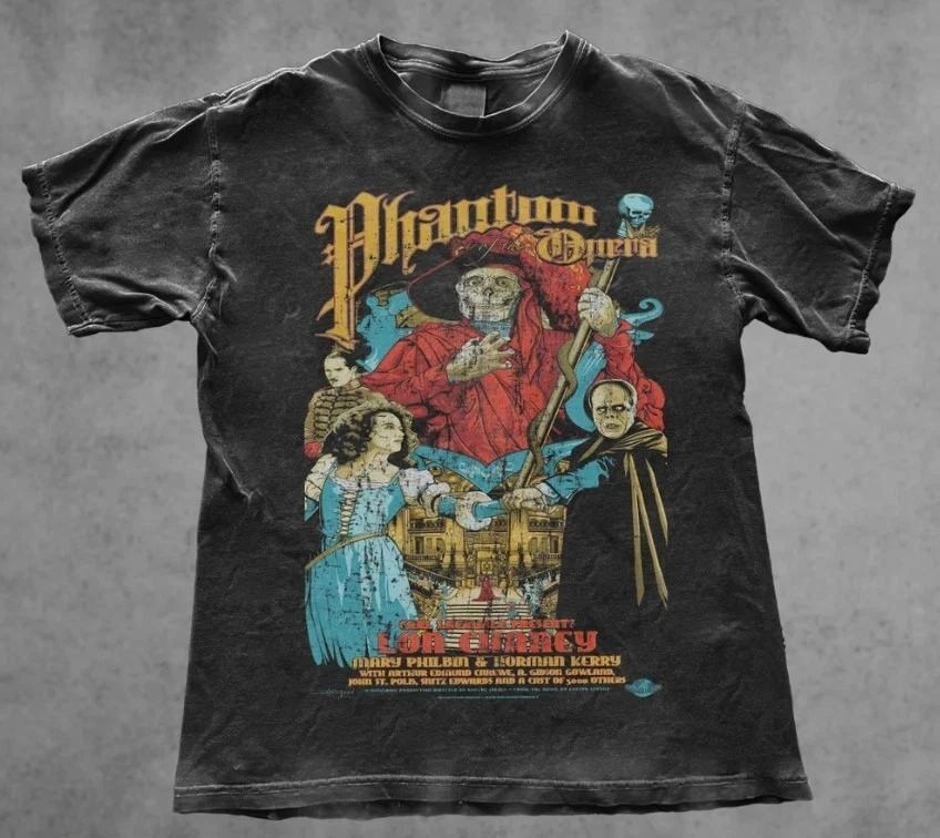 Phantom Of The Opera Retro shirt, Musical theater 80s Graphic Shirt Q4887 Unisex T-shirt, Sweatshirt, Hoodie, Long Sleeve Tee - T-Shirt, Sweatshirt, Hoodie