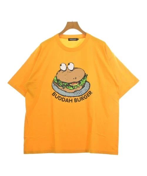 Undercover Men's XL Orange Tshirt Cut & Sew Used Unisex T-shirt, Sweatshirt, Hoodie, Long Sleeve Tee - T-Shirt, Sweatshirt, Hoodie
