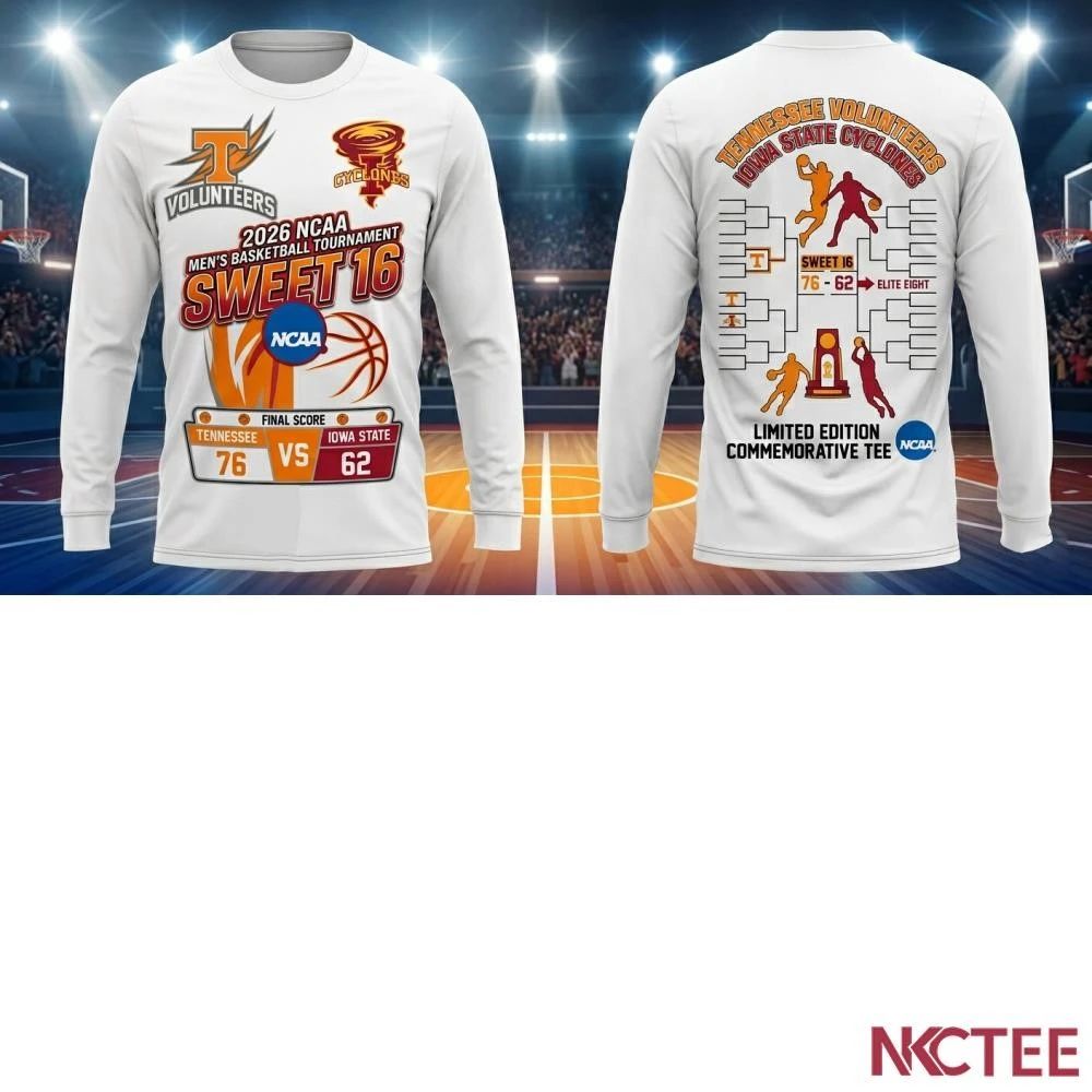 NKCtees Volunteers Victory 76-62 Tee  Tennessee Sweet 16 NCAA Tournament 2026 women basketball shirt - T-Shirt, Sweatshirt, Hoodie