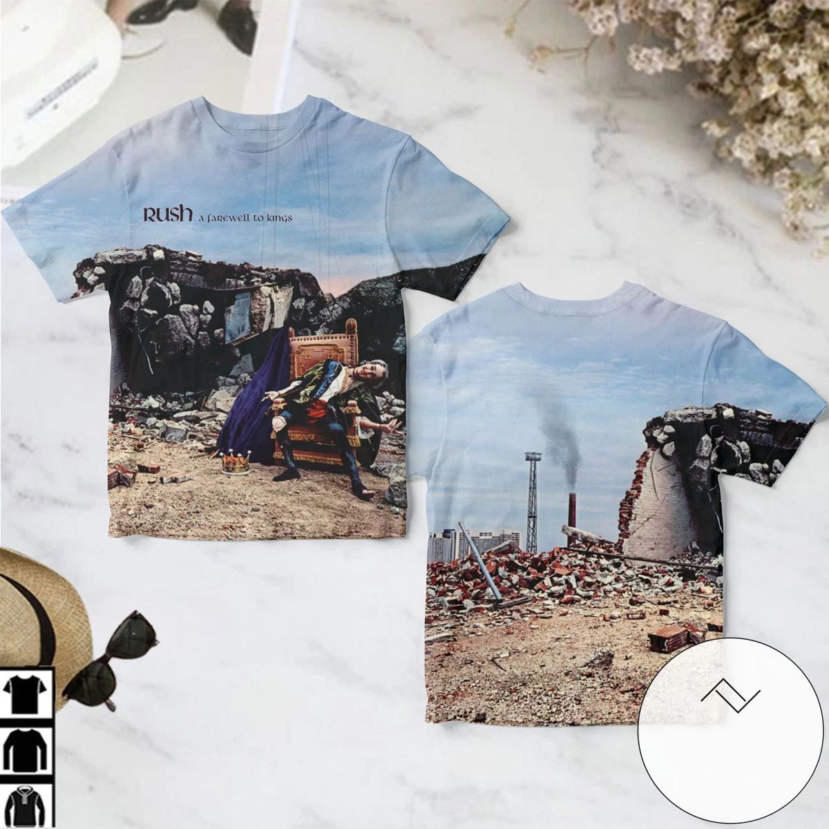 Rush A Farewell To Kings Album Cover  Shirt US1341 Unisex T-shirt, Sweatshirt, Hoodie, Long Sleeve Tee - T-Shirt, Sweatshirt, Hoodie