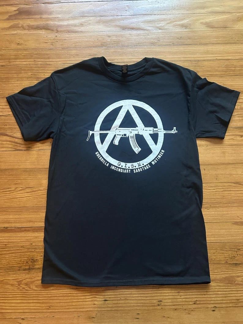 GISM Gun T-Shirt Japanese Hardcore Punk Metal Noise Band Merch Tee UK RAW Unisex T-shirt, Sweatshirt, Hoodie, Long Sleeve Tee - T-Shirt, Sweatshirt, Hoodie