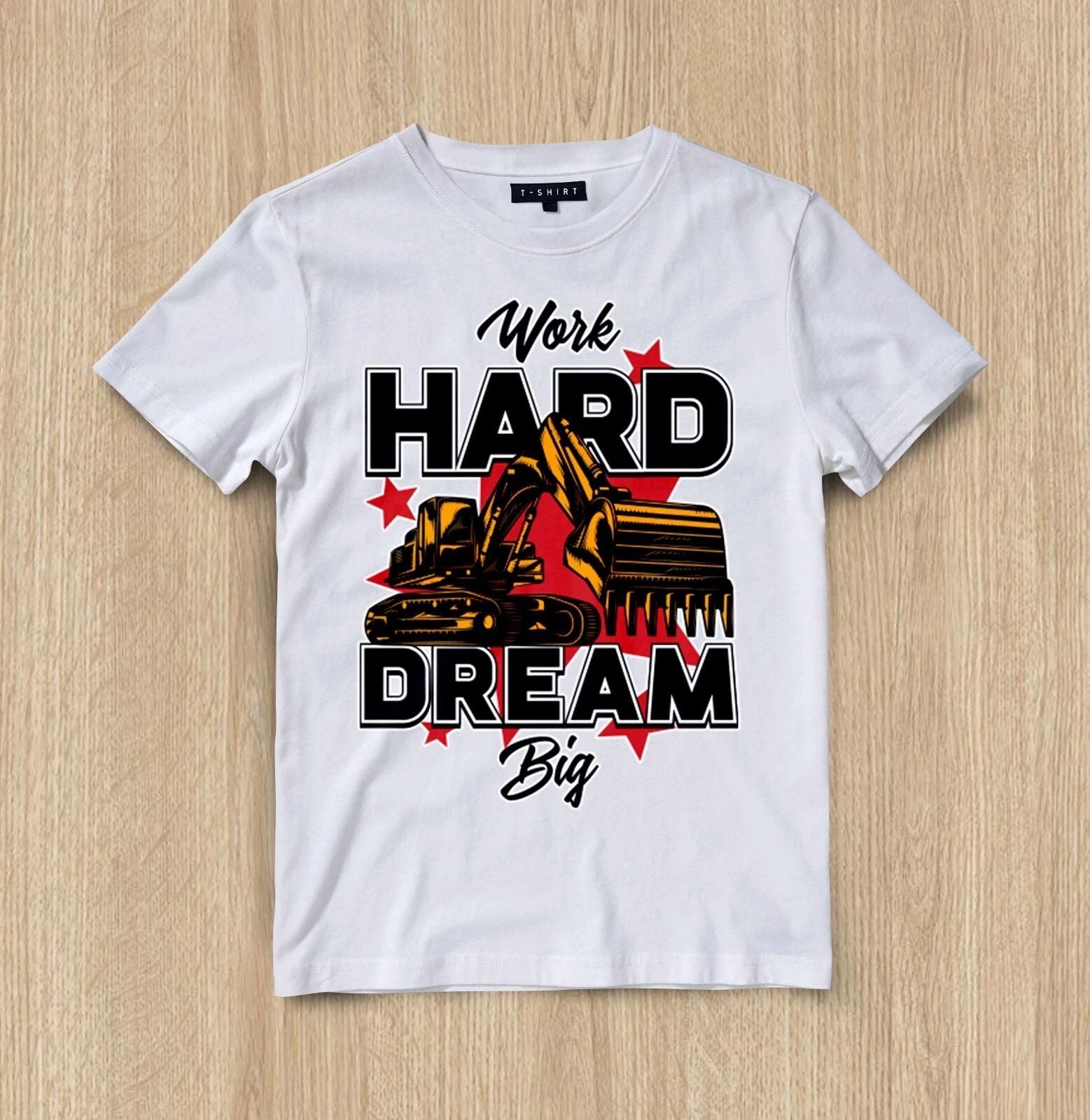 Custom Hustle & Dream Graphic T-shirt Design Unisex Jersey Short Sleeve Tee Unisex T-shirt, Sweatshirt, Hoodie, Long Sleeve Tee - T-Shirt, Sweatshirt, Hoodie