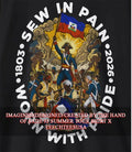 Sewn in Pain Worn with Pride Haitian Independence shirt Unisex T-shirt, Sweatshirt, Hoodie, Long Sleeve Tee - T-Shirt, Sweatshirt, Hoodie