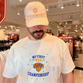 NY Knicks 2026 NBA Champions My First Championship shirt Unisex T-shirt, Sweatshirt, Hoodie, Long Sleeve Tee - T-Shirt, Sweatshirt, Hoodie