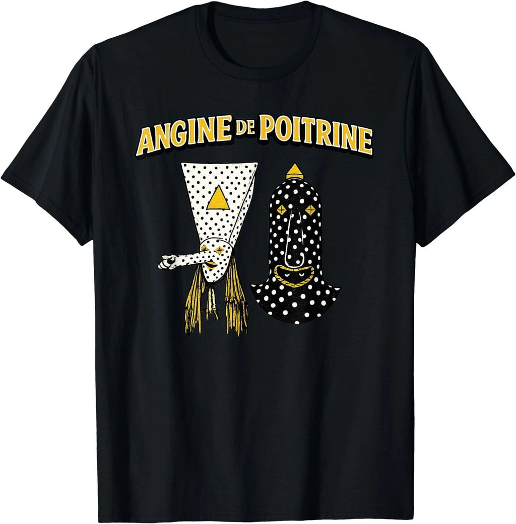 Angine De Poitrine Band Tee Vintage Music Fans Masked T-Shirt Unisex T-shirt, Sweatshirt, Hoodie, Long Sleeve Tee - T-Shirt, Sweatshirt, Hoodie