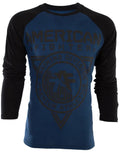 American Fighter Mens Long Sleeve Shirt HERZING Premium Athletic Black Unisex T-shirt, Sweatshirt, Hoodie, Long Sleeve Tee - T-Shirt, Sweatshirt, Hoodie