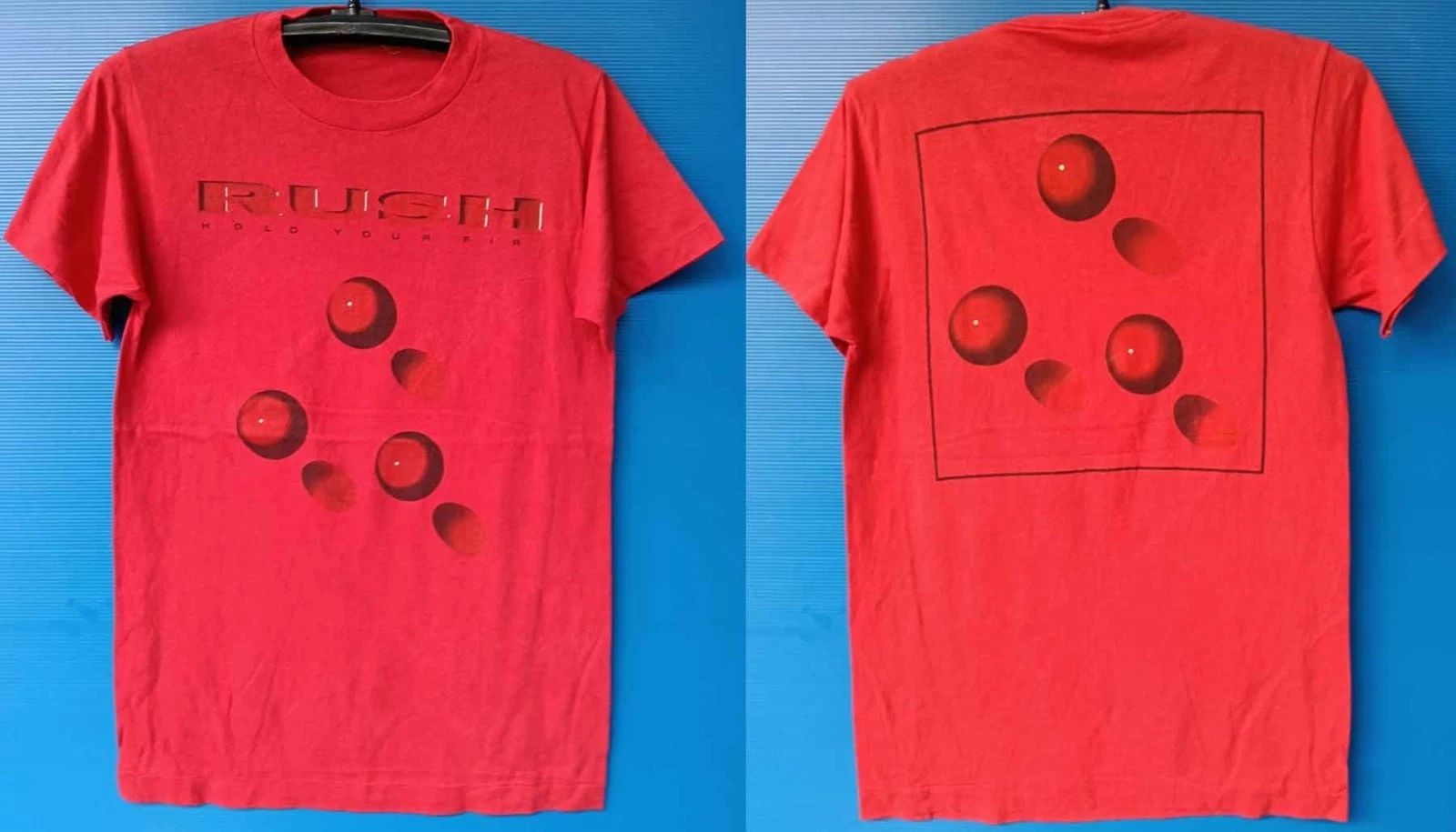 2 Sides Rush Band Rush Hold Your Fir Tour Shirt Red Unisex S-5XL 1S0251 Unisex T-shirt, Sweatshirt, Hoodie, Long Sleeve Tee - T-Shirt, Sweatshirt, Hoodie