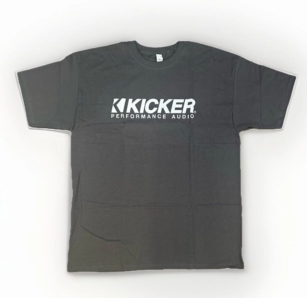 Kicker Performance Audio Logo T-Shirt Charcoal Soft Touch Mens Size XL NEW Unisex T-shirt, Sweatshirt, Hoodie, Long Sleeve Tee - T-Shirt, Sweatshirt, Hoodie