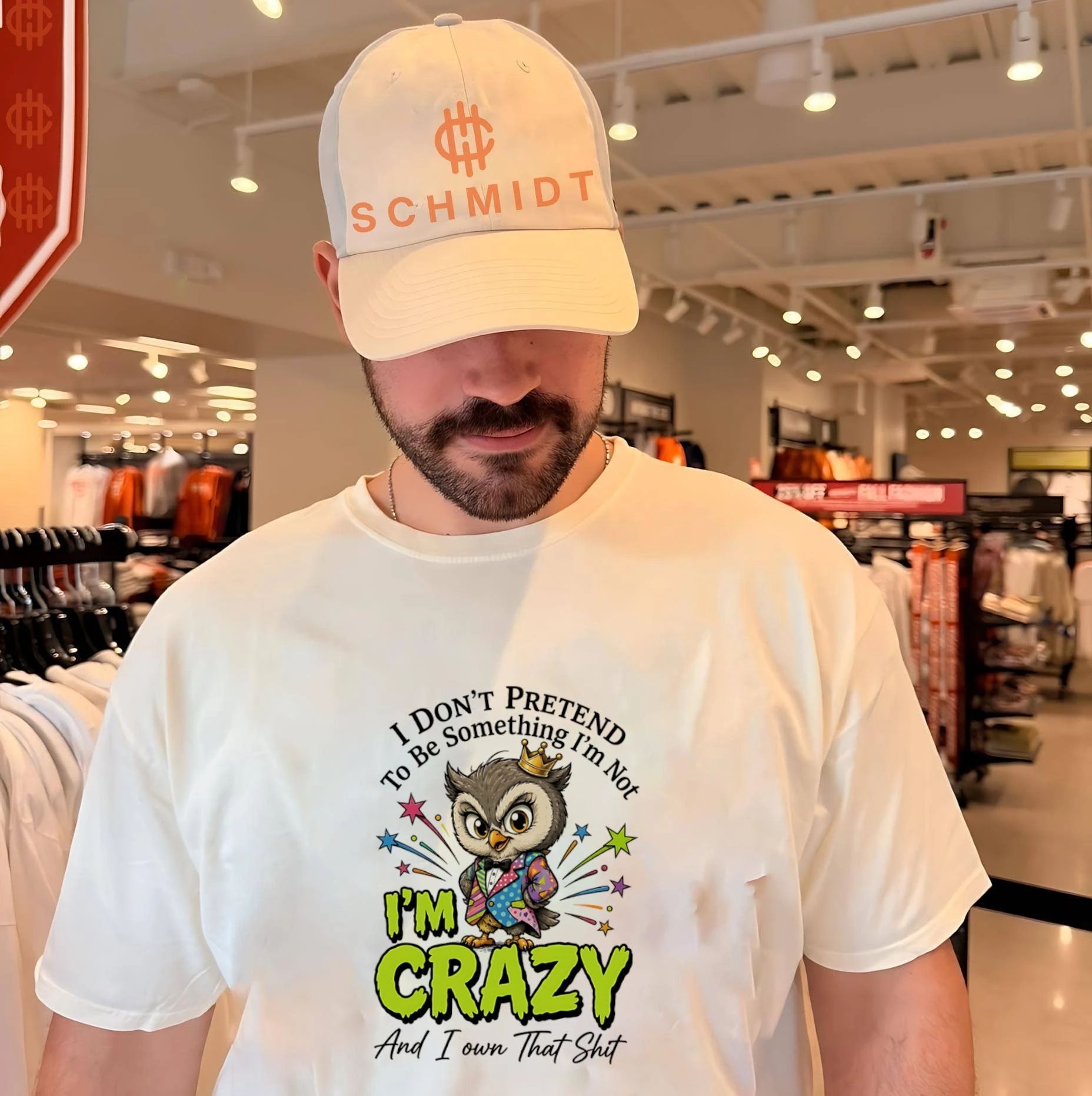 I dont pretend to be something Im not Im crazy and I own that shit cartoon owl shirt Unisex T-shirt, Sweatshirt, Hoodie, Long Sleeve Tee - T-Shirt, Sweatshirt, Hoodie