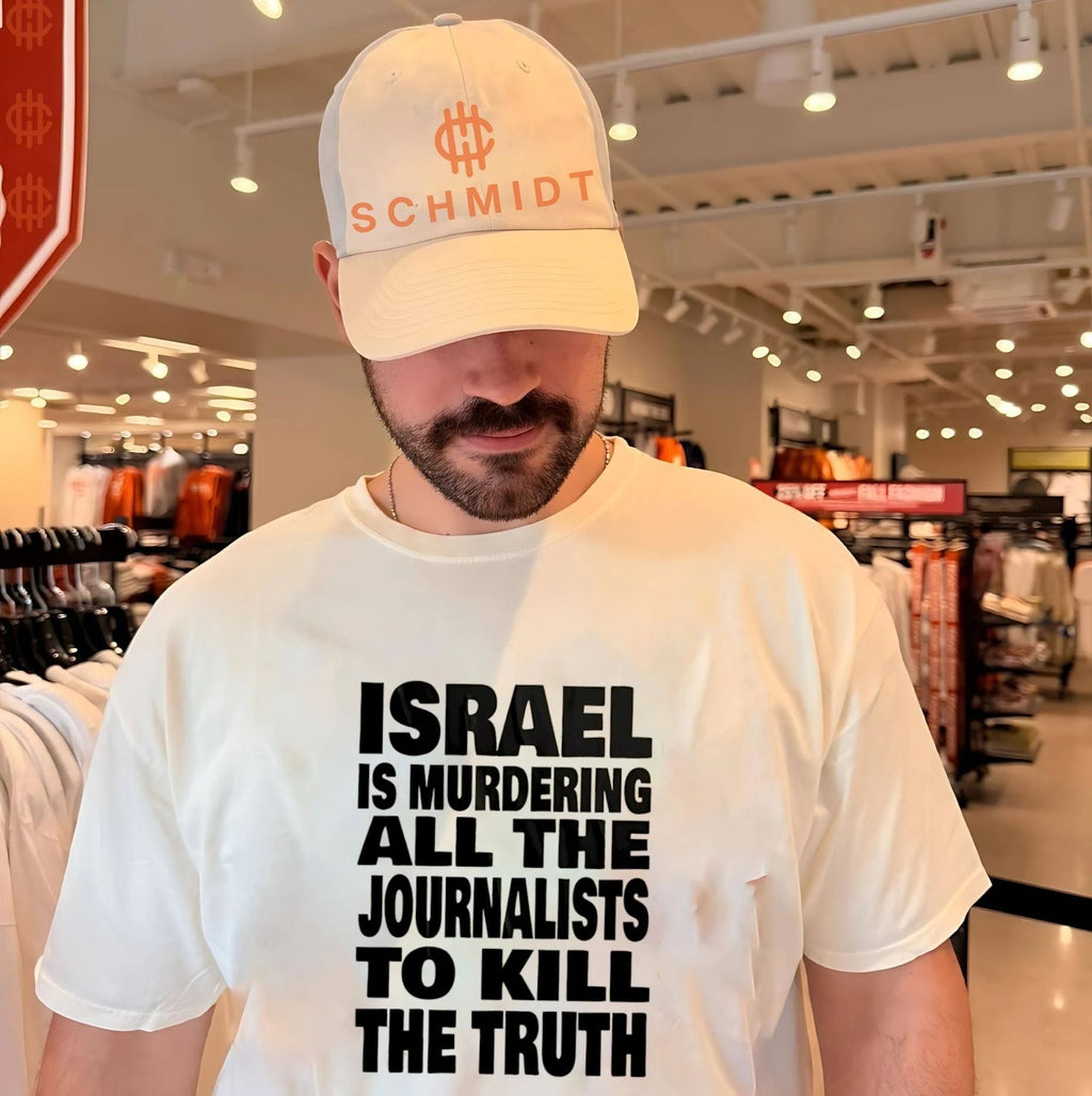 Israel is murdering all the journalist to kill the truth shirt Unisex T-shirt, Sweatshirt, Hoodie, Long Sleeve Tee - T-Shirt, Sweatshirt, Hoodie