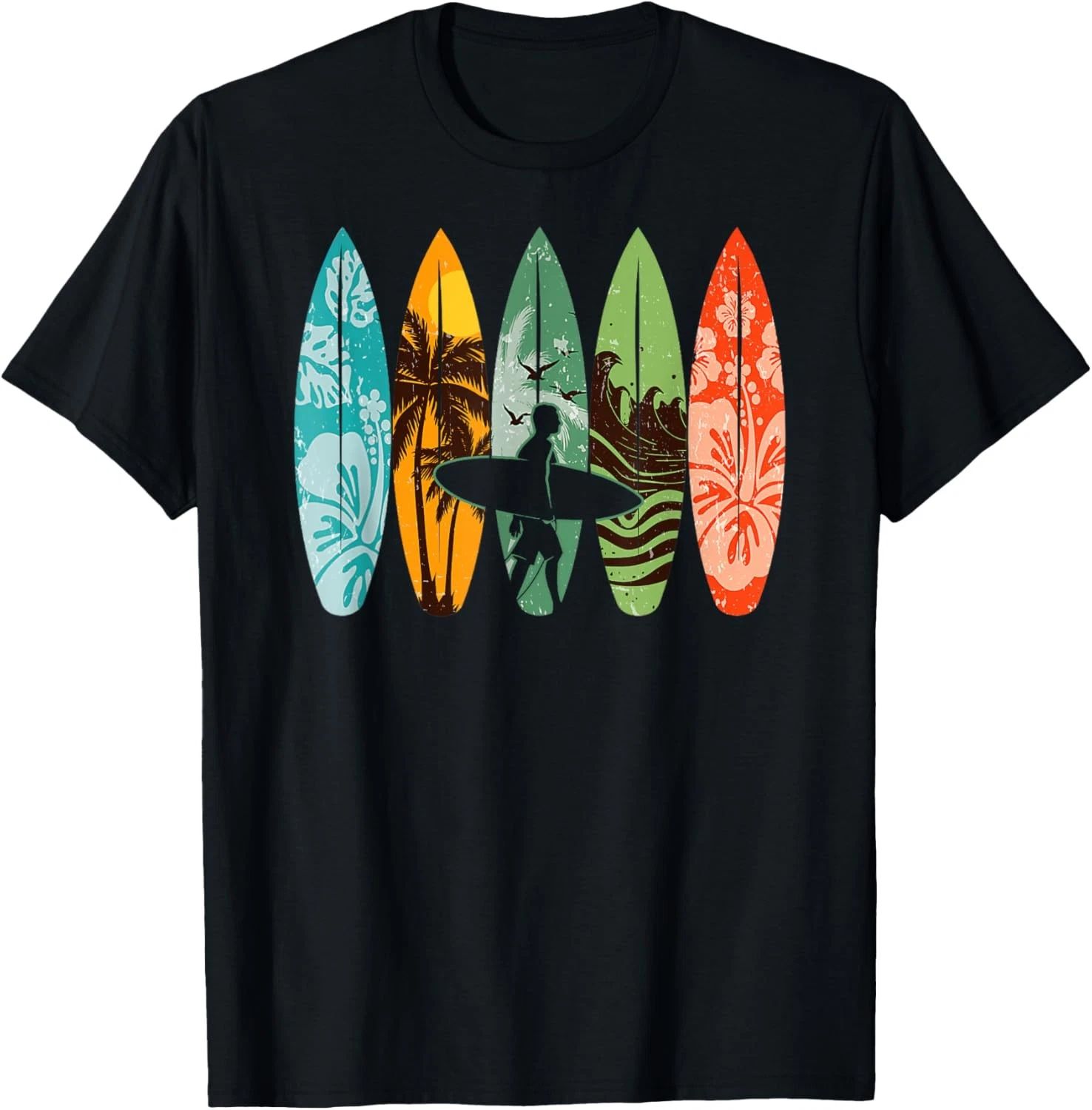 Surfboarder Hawaii Wave Surfing Surfboard Lover Beach Surfer T-Shirt Unisex T-shirt, Sweatshirt, Hoodie, Long Sleeve Tee - T-Shirt, Sweatshirt, Hoodie