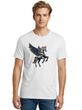 Pegasus-Robot Mens Graphic Tee, 100% Cotton, Casual Summer Wear Unisex T-shirt, Sweatshirt, Hoodie, Long Sleeve Tee - T-Shirt, Sweatshirt, Hoodie
