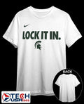 Lock it in Michigan State Spartans 2026 On-Court Bench shirt Unisex T-shirt, Sweatshirt, Hoodie, Long Sleeve Tee - T-Shirt, Sweatshirt, Hoodie