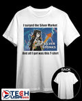 Silver Stonks I surged the Silver Market and all I got was this shirt by chocolatecoup Unisex T-shirt, Sweatshirt, Hoodie, Long Sleeve Tee - T-Shirt, Sweatshirt, Hoodie