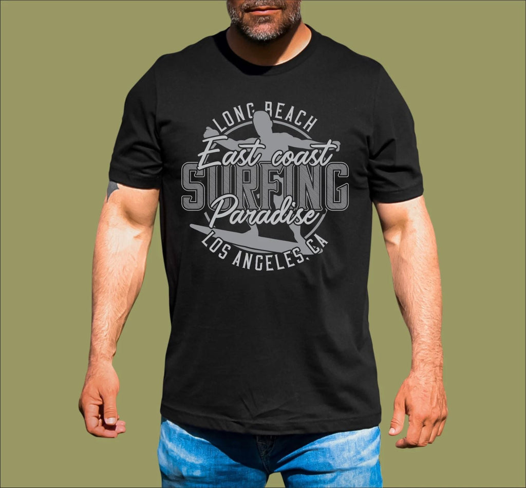 SURFING EAST COAST T-SHIRT Unisex T-shirt, Sweatshirt, Hoodie, Long Sleeve Tee - T-Shirt, Sweatshirt, Hoodie