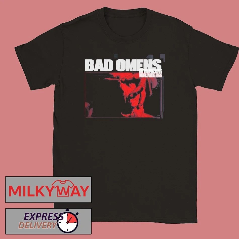 Bad Omens Do You Feel Love Worldwide 2026 Tour June Schedule T-Shirt Unisex T-shirt, Sweatshirt, Hoodie, Long Sleeve Tee - T-Shirt, Sweatshirt, Hoodie