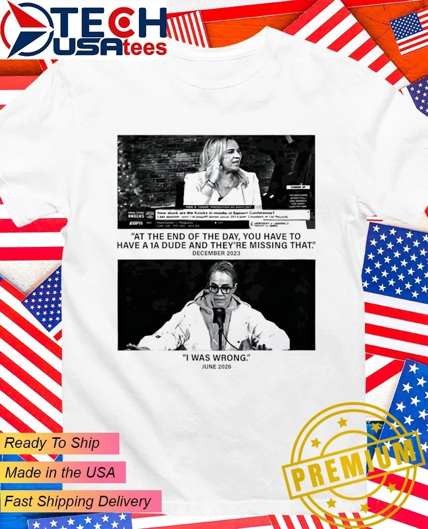 Becky Hammon I was wrong June 2026 shirt Unisex T-shirt, Sweatshirt, Hoodie, Long Sleeve Tee - T-Shirt, Sweatshirt, Hoodie