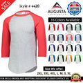 Augusta Sportswear 4420 Mens Baseball Jersey Sports T-Shirt Raglan Stylish Tee Unisex T-shirt, Sweatshirt, Hoodie, Long Sleeve Tee - T-Shirt, Sweatshirt, Hoodie
