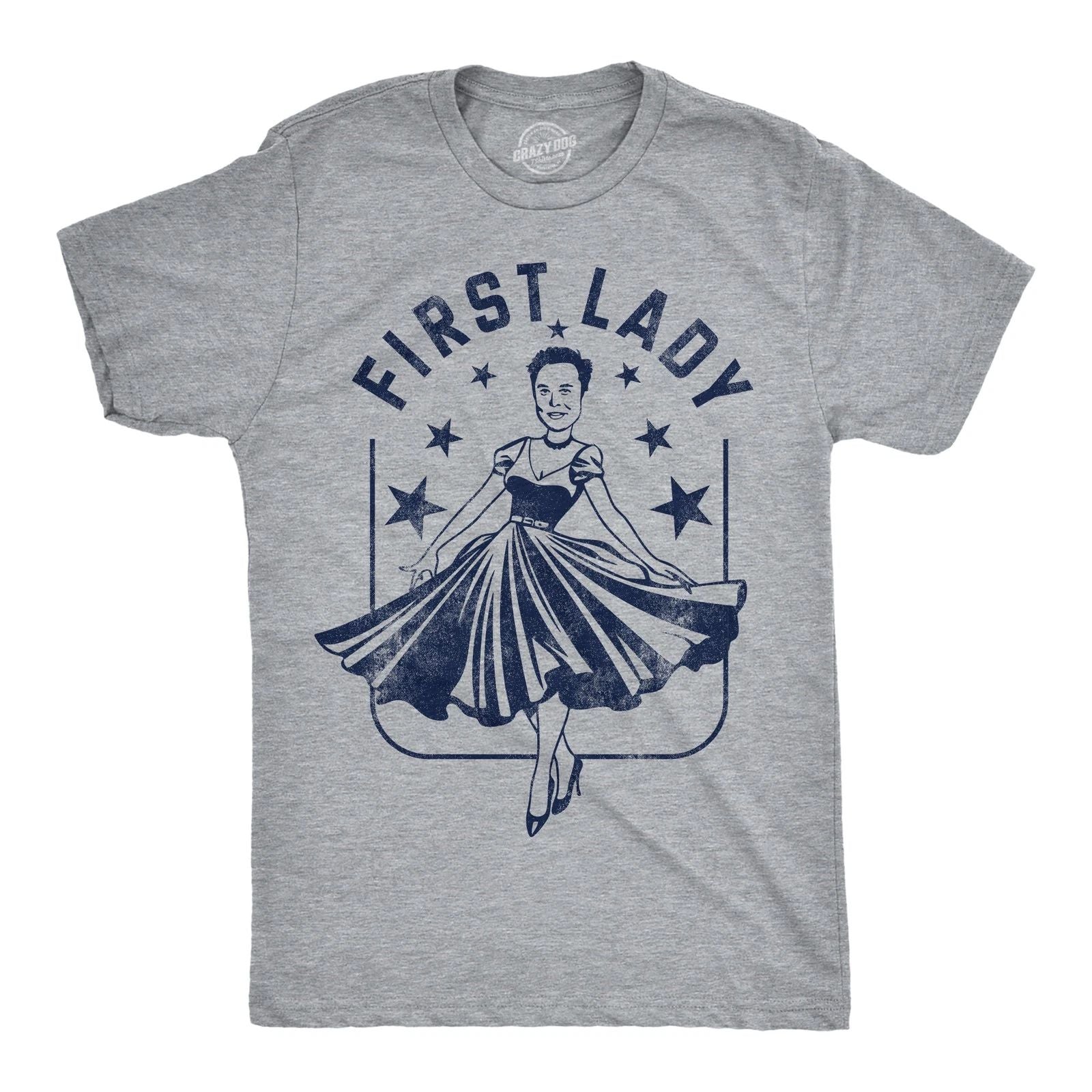 Mens Funny T Shirts First Lady Elon Sarcastic Political Graphic Novelty Tee for Unisex T-shirt, Sweatshirt, Hoodie, Long Sleeve Tee - T-Shirt, Sweatshirt, Hoodie
