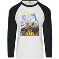 Cat Wars Funny Sci-Fi Mens L/S Baseball T-Shirt Unisex T-shirt, Sweatshirt, Hoodie, Long Sleeve Tee - T-Shirt, Sweatshirt, Hoodie