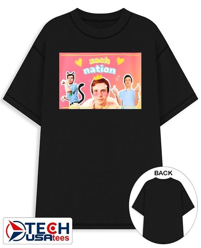 Zach Nation Zachary Sobania shirt Unisex T-shirt, Sweatshirt, Hoodie, Long Sleeve Tee - T-Shirt, Sweatshirt, Hoodie
