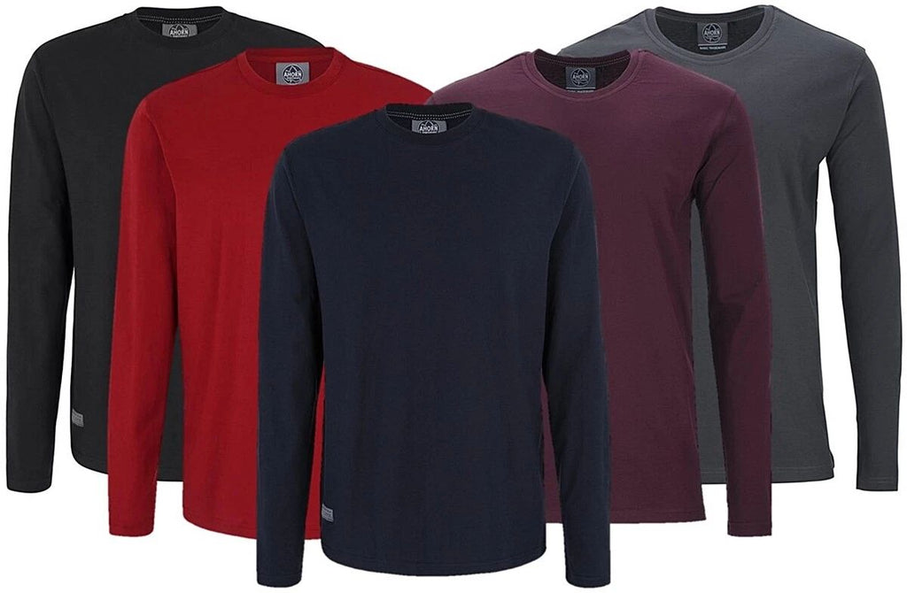 Plus Size Basic Long Sleeve T-Shirt MAPLE SPORTSWEAR 5 Colours Unisex T-shirt, Sweatshirt, Hoodie, Long Sleeve Tee - T-Shirt, Sweatshirt, Hoodie