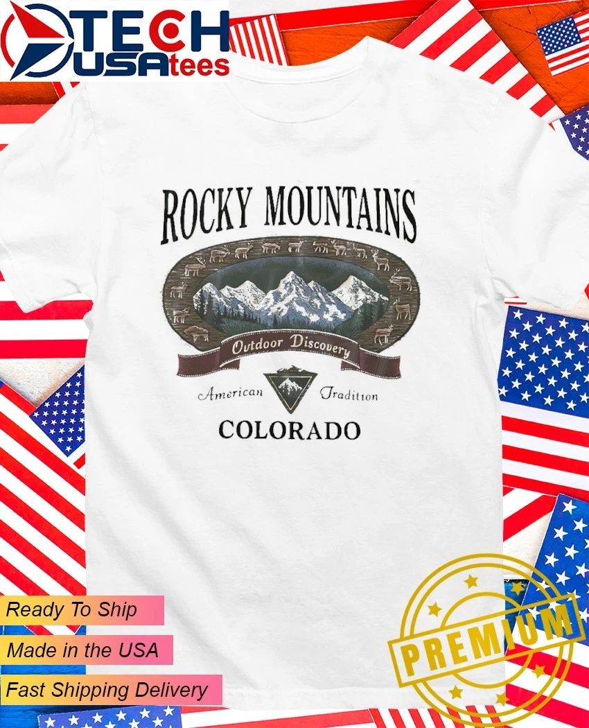 Rocky Mountains Colorado American Tradition shirt Unisex T-shirt, Sweatshirt, Hoodie, Long Sleeve Tee - T-Shirt, Sweatshirt, Hoodie