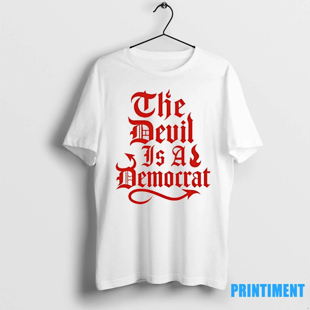 The Devil Is A Democrat Tshirts Sweater Unisex T-shirt, Sweatshirt, Hoodie, Long Sleeve Tee - T-Shirt, Sweatshirt, Hoodie