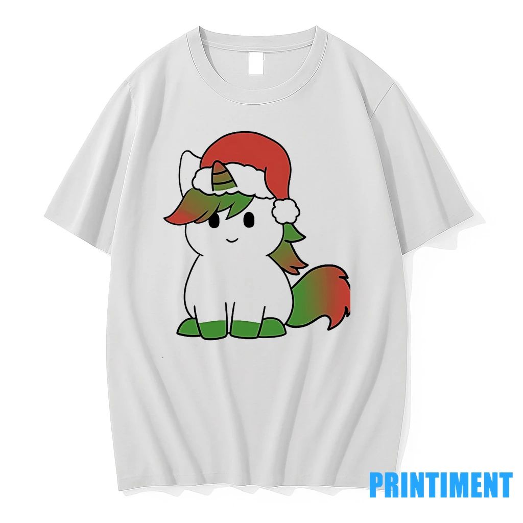 Unicorn Santa Hat Green Red Christmas Tshirts Sweater Unisex T-shirt, Sweatshirt, Hoodie, Long Sleeve Tee - T-Shirt, Sweatshirt, Hoodie