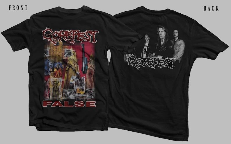 New D T G printed T-shirt - GOREFEST- False Unisex T-shirt, Sweatshirt, Hoodie, Long Sleeve Tee - T-Shirt, Sweatshirt, Hoodie